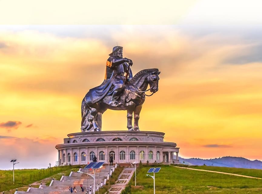 Mongolia: Genghis Khan Day Tour with Terelj National Park - Reaching the Genghis Khan Statue before the crowds